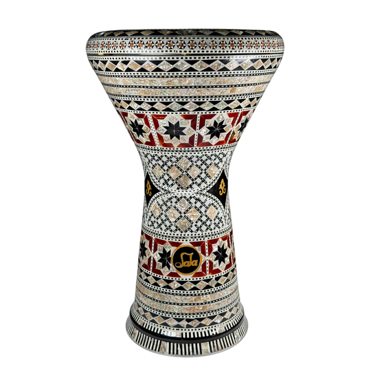 Sala sedef kakmalı Mısır darbukası MOP-2 gerçek sedef kakma kaplamalı