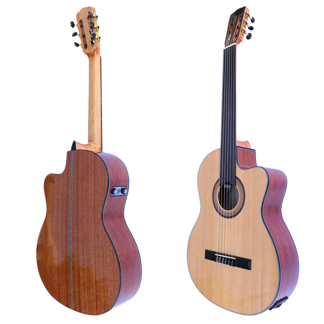 Professionel båndløs elektrisk klassisk guitar med equalizer CP-5