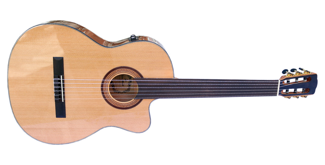 Båndløs klassisk guitar med EQ CP-4