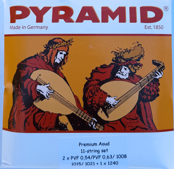 Premium Pyramid Lute Türk ud teli POL-4T akort seti