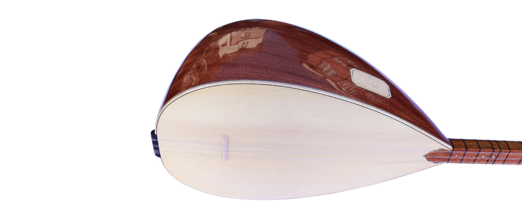 Mahogany long neck baglama saz OSL-201 by Sala