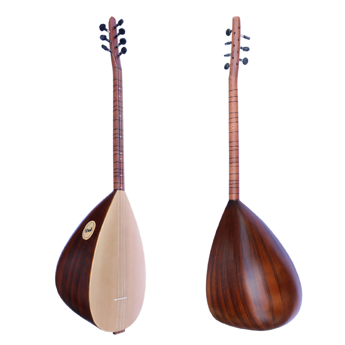 Turkish quality short neck mahogany baglama saz ASK-201 by Dest