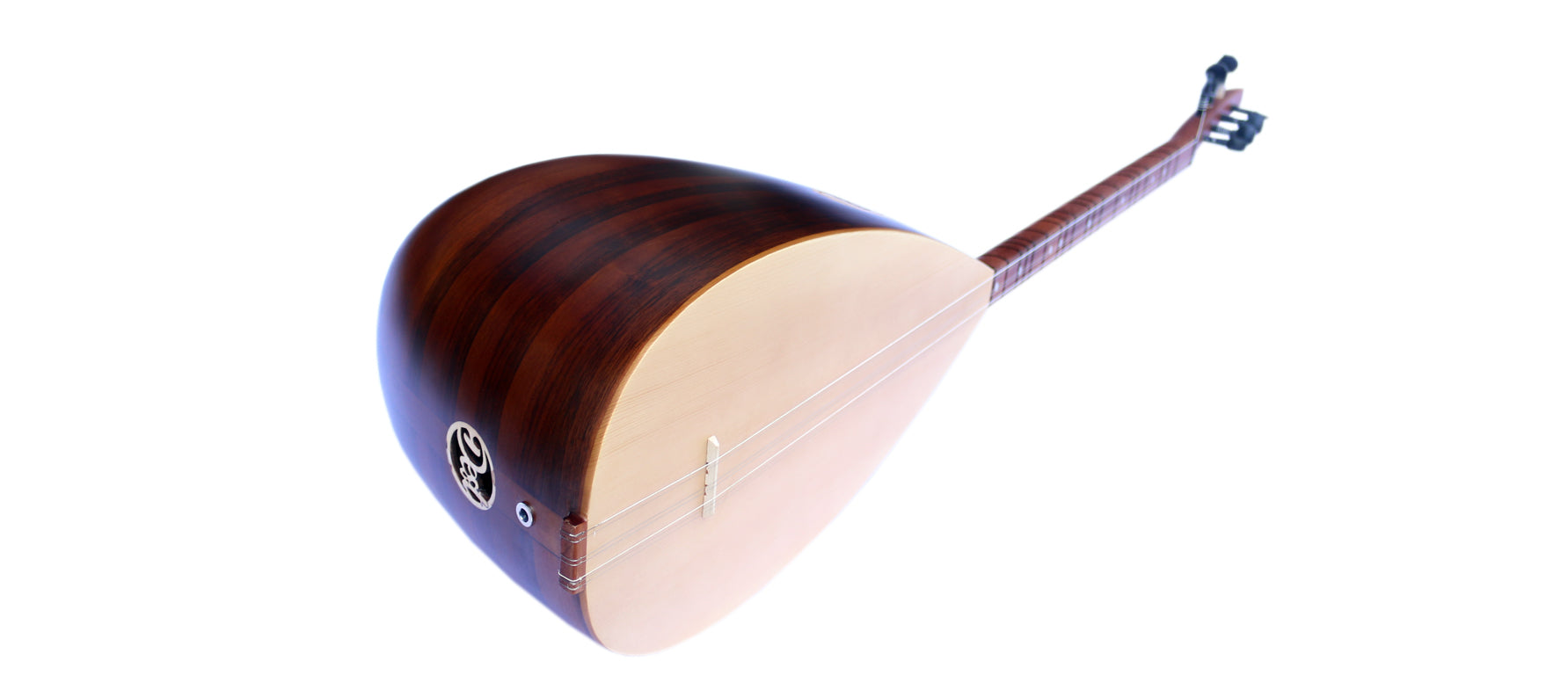 Handmade mahogany short neck baglama ASK-201