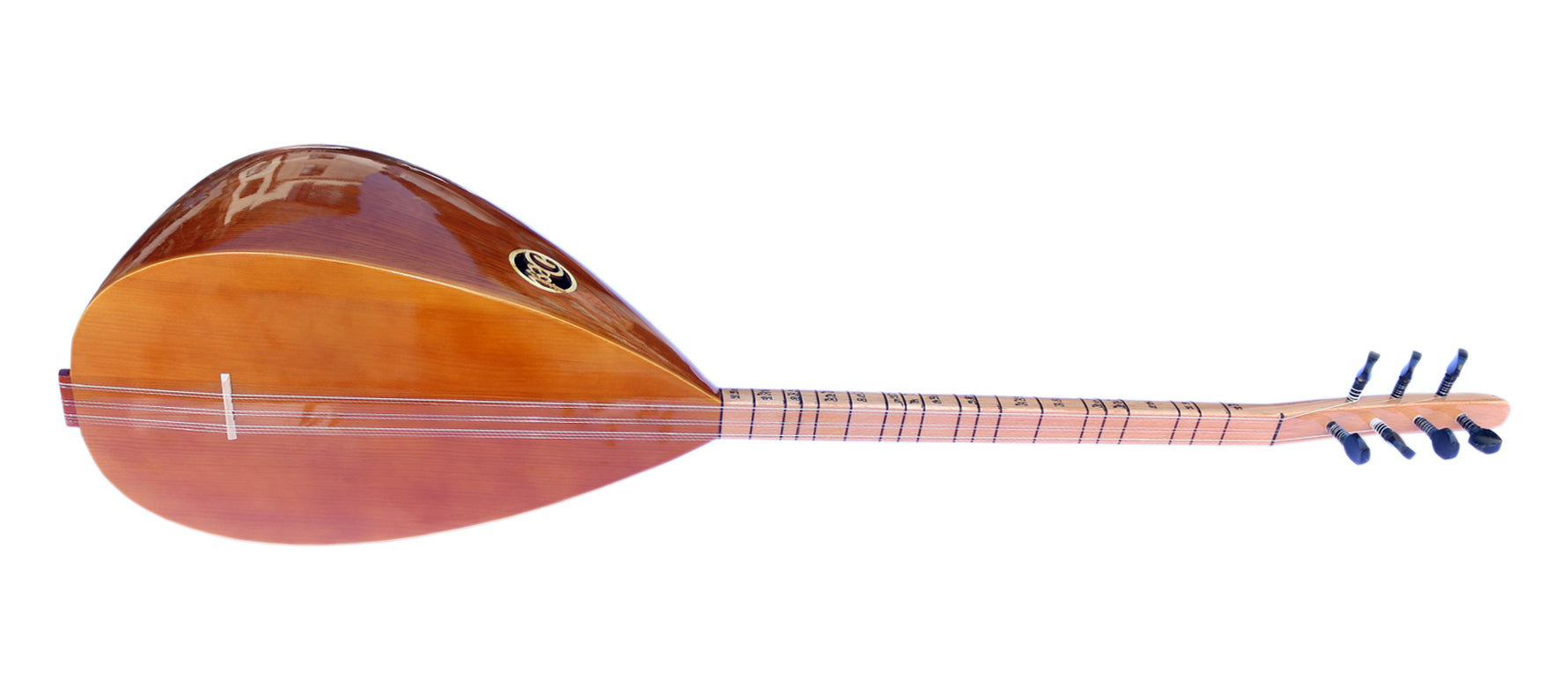 Beginner short neck baglama ASK-111N with note markings by Sala Muzik