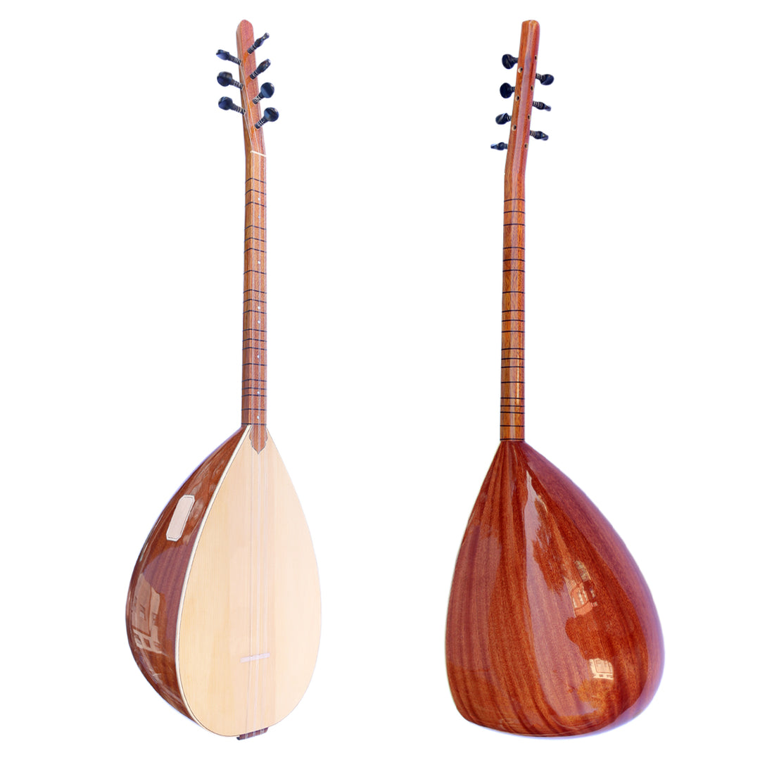 Turkish professional short neck mahogany baglama saz MSS-101 by Sala Muzik