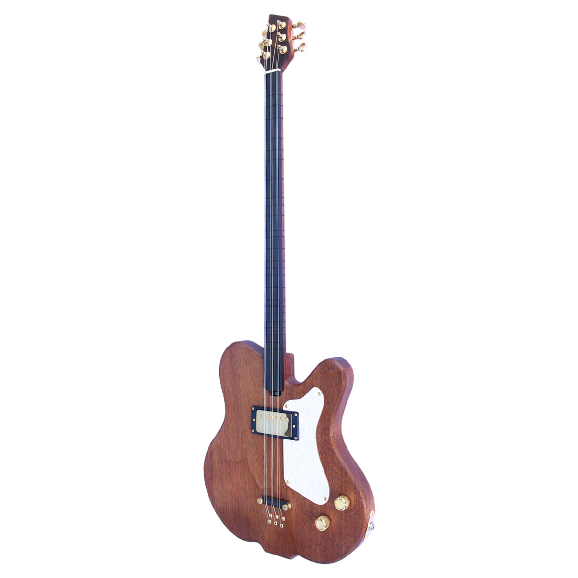 Caglama professionnel CAG-4 baglama hybride électrique avec corps en okoumé monobloc