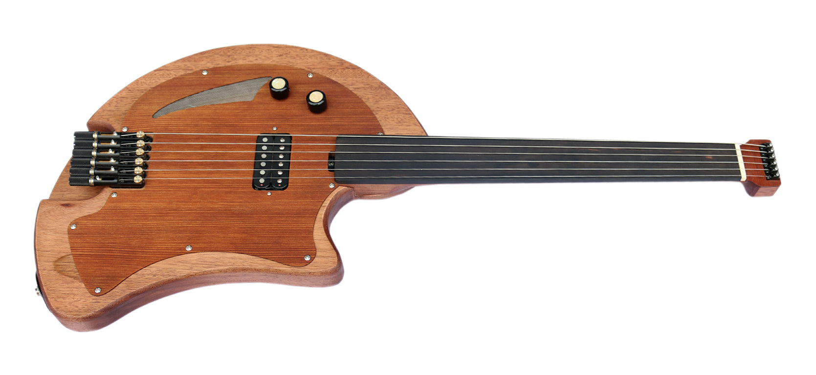RaksOud Mat electric oud body and matte finish craftsmanship
