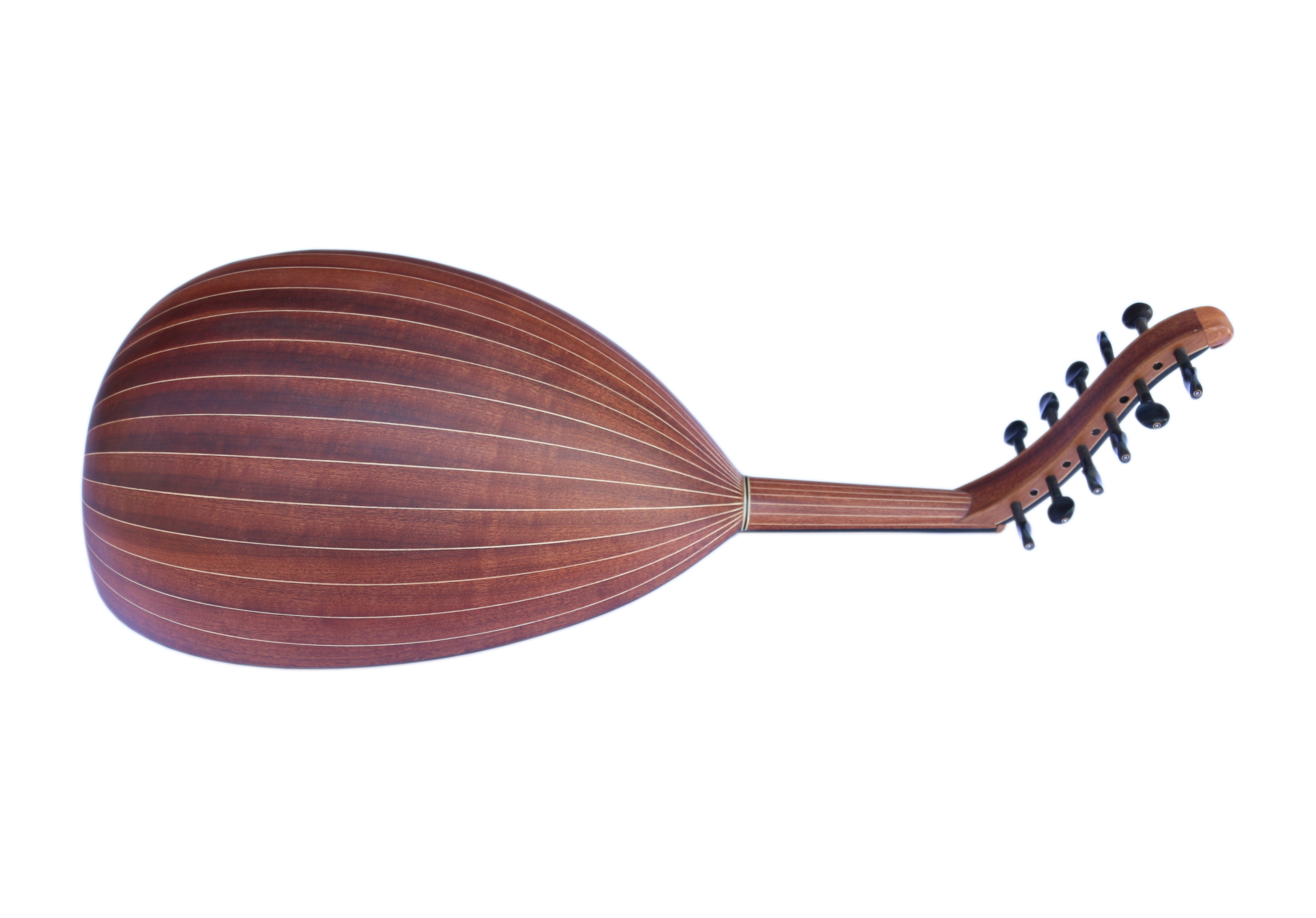 Mahogany and spruce Turkish oud AO-101M handmade by Sala Muzik