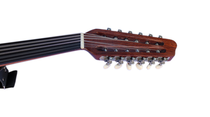 Mahogany Turkish electric acoustic oud OUDE 5 by Sala