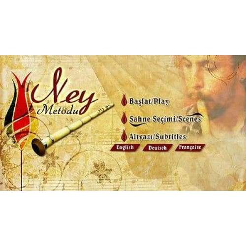 Turkish plastic ney learning set DVD by Balat