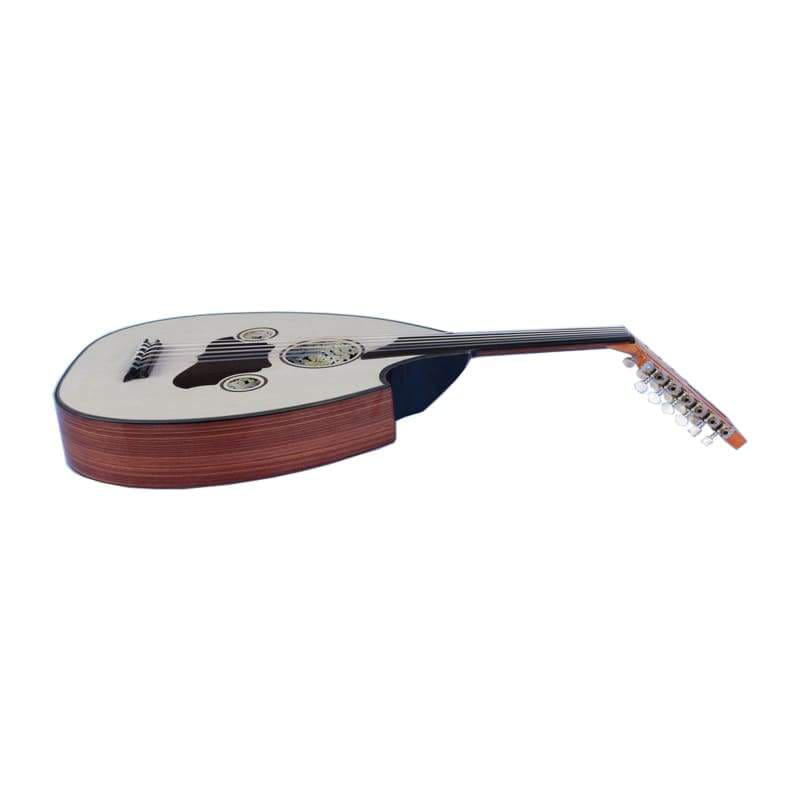 Turkish professional electric oud AOH-302G with walnut bowl and spruce face